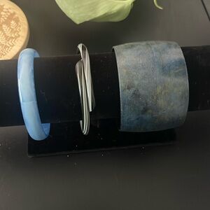 Vintage bracelets 3 separate sold together blues and bill